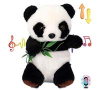 Hopearl Panda parlante ripete quello che dici Nodding Electric Interactive Animated Toy Speaking Peluche Buddy Regalo per bambini piccoli, 17,5 cm