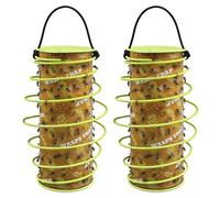hopeful 2 confezioni di trappole per esterni - Hanging Sticky Wasp & Fly Catcher, decorativo Pest Control for Patio, Garden and Backyard (non a energia solare)