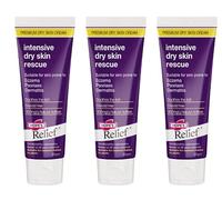 Hope's Relief - Crema naturale intensiva per pelle secca, confezione da 3 pezzi, per viso, mani, corpo, eczema, psoriasi e dermatite, ideale per pelli secche e pruriginose, 60 g