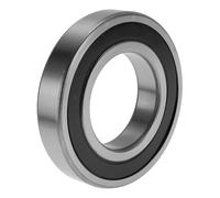 HOPESPANNER 6213DDU Cuscinetti a sfere profondi 6,5 cm ID 12 cm OD 0,9 "W P4 Doppia guarnizione in gomma cuscinetti lubrificati 1 pz auto tono argento, nero