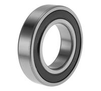 HOPESPANNER Cuscinetti a Sfere a Gola Profonda 6210DDU 1.97" ID 3.54" OD 0.79" W P4 Doppia Guarnizione in Gomma Cuscinetti Lubrificati 1 Pz Auto Tono Argento, Nero
