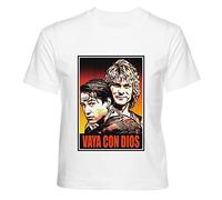 Hopestly Point Break Vaya con Dios Maglietta per Bambini Bianca Ragazzi Ragazze Girocollo Leggero Casuale Manica Corta Kid's T-Shirt White XL