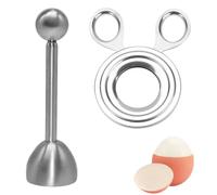 HOPEYMY26 2 Pezzi Taglia Guscio Sgusciatore per Sode o Alla Coque,Apri Uova,Sbuccia Uova Sode,Kitchen Rompi Guscio per Tagliare e Separare i Gusci D'uovo