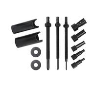 Hoping Estrattore per Cuscinetti, 9-23 mm, Compatibile con la Riparazione dell'ingranaggio della Ruota della Bicicletta del Motociclo(B-Black)