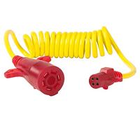 Hopkins Towing Solutions Endurance Flex-Coil Nite-Glow 47043 - Kit Adattatore da 7 Lame a 4 tondi, Rosso e Giallo, 38,1 cm