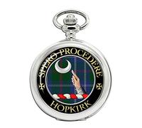 Hopkirk Scottish Clan Crest Full Hunter Orologio da tasca