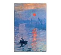 HOPNRU Arte astratta Impressionismo Claude Monet Sunrise Pittura a olio Poster Stampa su tela Pittura Wall Art Picture Decorazione Poster (40x60cm-Senza Cornice)