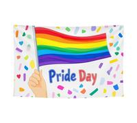 Hopomoon 119,4 x 177,8 cm Bandiera Pride 22 Sfondo Panno Decorazione per Feste, Durevole Appeso Festa Fotografia Sfondo Striscione, LGBTQ Decorazione Della Casa Fornitura Per Tutti Gli Adulti