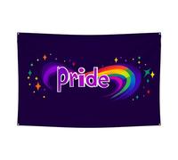 Hopomoon 119,4 x 177,8 cm LGBTQ Rainbow 12 Sfondo Panno Decorazione per Feste, Durevole Appeso Festa Fotografia Sfondo Striscione, LGBTQ Decorazione Della Casa Partito Fornitura Per Tutti Gli Adulti