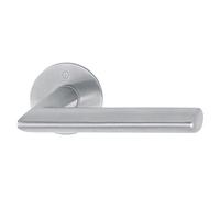 HOPPE 10710794 - Maniglia Stoccolma con rosetta, in acciaio INOX opaco