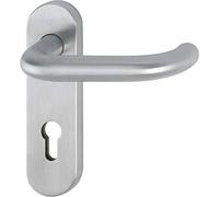 HOPPE 10722808 Paris - Maniglia in acciaio INOX opaco, protezione antincendio su