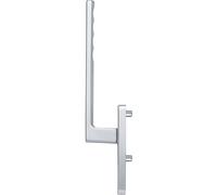 HOPPE 11598585 Maniglia per porta scorrevole TOULON esterna PZ, lunghezza 253, alluminio anodizzato argento, silber eloxiert