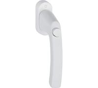 HOPPE 11716836 Maniglia per Finestra LIÈGE - con Bottone a Pressione, VK 7 x 43, Bianco