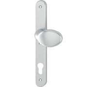 HOPPE 2389540 Placca Interna Girevole, Avvitata visibilmente, Alluminio anodizzato Argento, Color01, innen - drehbar PZ92, sichtbar geschraubt