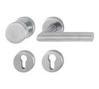 Hoppe Amsterdam - Set di rosette in acciaio inox F69 WG E58/42KV/42KVS/1400Z