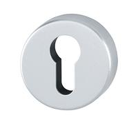 HOPPE Cilindro profilato rotondo Ø 52 mm | alluminio argento anodizzato | PZ | 1 paio