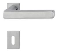 Hoppe Dallas - Maniglia per porta su mini rosetta BB, spessore porta 40-50, in acciaio INOX opaco