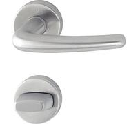 HOPPE Denver maniglia con rosette WC, in acciaio inox, 2818981