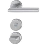 Hoppe Maniglia Utrecht - su rosetta WC, per porte dello spessore di 39 - 47 mm,