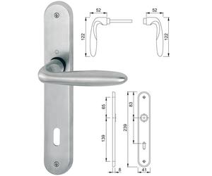 HOPPE Drückergarnitur Serie VERONA