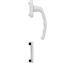 HOPPE LIÈGE - Maniglia per porta da balcone, colore: Bianco