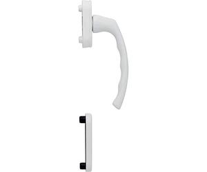 HOPPE LIÈGE - Maniglia per porta da balcone, colore: Bianco