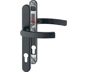 HOPPE Maniglia LIÈGE - su placca stretta 30 mm, 72 - 82, nero