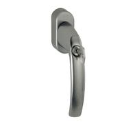 HOPPE - Maniglia per finestre duraplus Atlanta in acciaio, chiudibile (Secu100® + Secustik®)