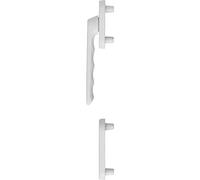 HOPPE Maniglia per porta del balcone LIÈGE - esterno piatto, bianco