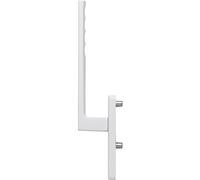 HOPPE Maniglia per porta di sollevamento Tolon PZ - Maniglia esterna per porta del balcone, lunghezza 253 mm, alluminio bianco