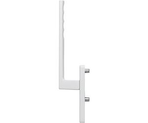 HOPPE Maniglia per porta di sollevamento Tolon PZ - Maniglia esterna per porta del balcone, lunghezza 253 mm, alluminio bianco