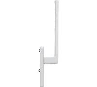 HOPPE Maniglia per porta di sollevamento Tolon PZ - Maniglia interna per porta del balcone, lunghezza 253 mm, alluminio bianco