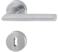 HOPPE Maniglia STOCKHOLM coppia con rosette e bocchette tonde foro patent mat.