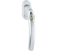HOPPE Martellina TOKYO dk con chiave mat. ALLUMINIO col. F1 ARGENTO sporg.