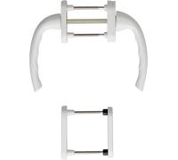 HOPPE Martellina TOKYO dk passante con bocchetta ovale yale mat. ALLUMINIO col.