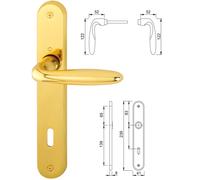 HOPPE Set maniglia a leva serie VERONA