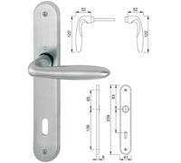HOPPE Set maniglia a leva serie VERONA