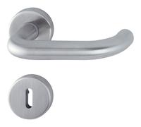 HOPPE maniglia Paris con rosette WC, acciaio inox opaco, 3286403