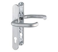 HOPPE Set maniglia porta PZ RD-E138 GF F1 alluminio argento