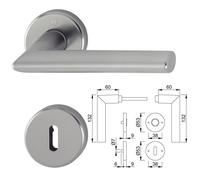 HOPPE Set maniglie per porte serie STOCKHOLM