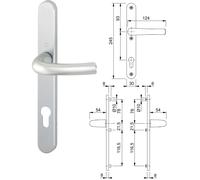 HOPPE Set/profilo di sicurezza per porta modello Tokyo