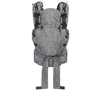 Hoppediz NABACA Comfort Modultrage Basic Set Popeline denim nero - Marsupio per bambini dalla nascita ✓ Cintura per la schiena ✓ Regolabile individualmente ✓ Eccellente ✓