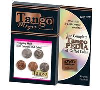 Hopping Half with Expanded Shell Coins & English Penny (w/DVD) D0059 by Tango - Trick