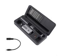 Hoppipola -02 Saldatore Set con scatola di immagazzinaggio mobile, 100W PD/QC Fast Heat, per cassa in lega di alluminio CNC, display IPS da 0,96 ", riparazione elettronica di tipo (modello 02A) (HS