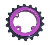 Hoppipola 18T - Rullo per deragliatore per bicicletta, con cuscinetti in ceramica, 8-12 marce, per MTB e bici da strada, colore nero (viola)