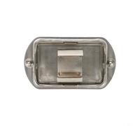 Hoppipola 9 V vano batteria per chitarra elettrica e basso, supporto attivo pickup di ricambio, argento circa 78 x 45 mm (B)