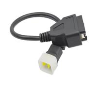 Hoppipola Adattatore per cavo diagnostico OBD2 da 6 pin a 16 pin per moto, adatto per Benelli (vedi foto)