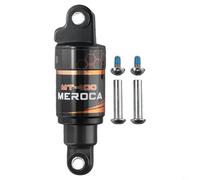 Hoppipola Ammortizzatore posteriore per bicicletta, 190 mm, in lega di alluminio, molla a olio, mountain bike, scooter elettrico, nero (125 mm x 385,6 kg)