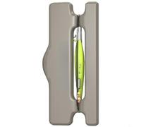 Hoppipola Attrezzatura da pesca in fluorocarbon con galleggiante elettronico a sette stelle, per luce rossa e verde per bassa visibilità, per ami preassemblati per piccoli pesci, 1,8 m (verde 1,5