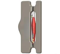 Hoppipola Attrezzatura da pesca in fluorocarbon con galleggiante elettronico a sette stelle, per luce rossa e verde per bassa visibilità, per ami preassemblati per piccoli pesci, 1,8 m (rosso 1,8